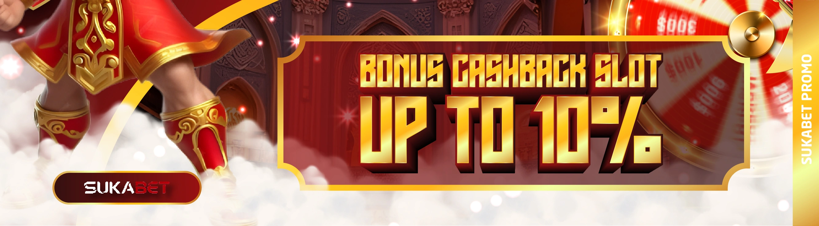 BONUS CASHBACK SLOT UP TO 10%